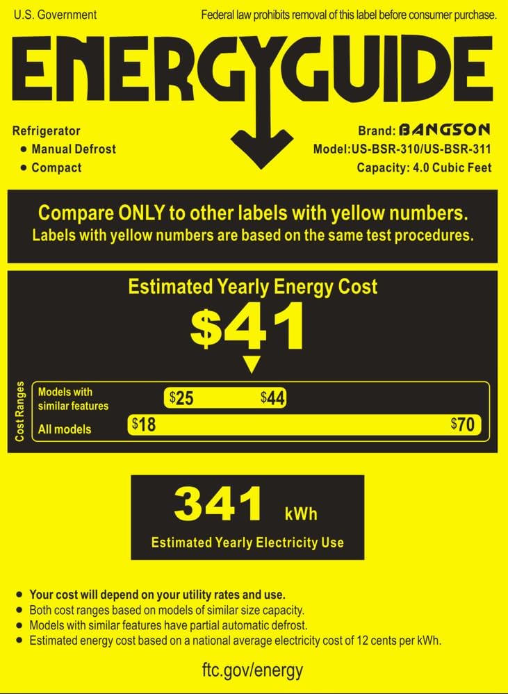 4.0 Cu.Ft Small Refrigerator with Freezer Silver