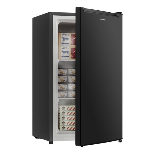2.1 Cu.ft Upright Freezer Black