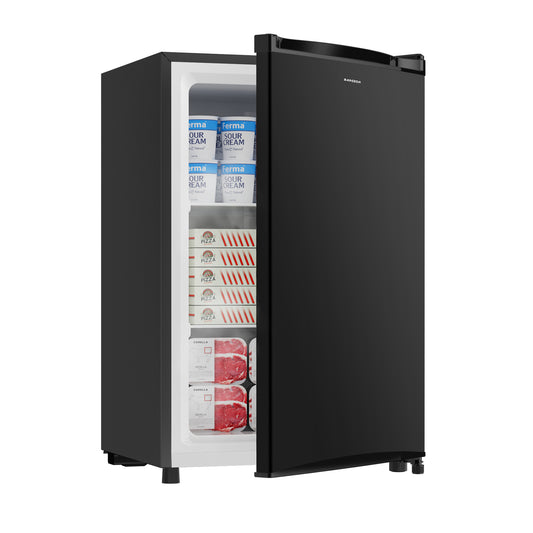 3.0 Cu.ft Compact Upright Freezer Black