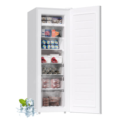7.0 Cu.ft Upright Freezer Stand Up Freezer